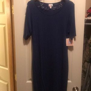 Lularoe Julia Blue XL